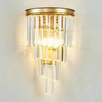 Crystal Kaasaegne Seina Sconce Lamp Luksuslik Kuldne Seina Valgustid Öö LED Seina Lambid Magamistuba, elutuba Bar Hotel Decor