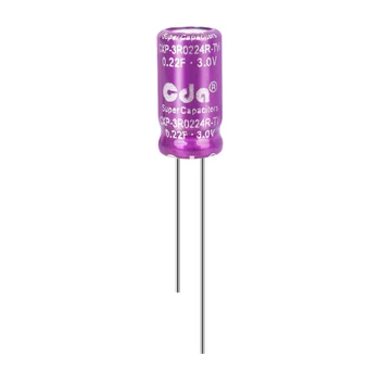 CXP SuperCapacitors Farad kondensaator 3.0 V CDA 3V 0.22 F 0.3 F 0.35 F 0.5 F 0.6 F F F F F 1F 1.2 F F F F F F 3.5 4.5 N ülikondensaator