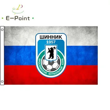 FC Shinnik Yaroslavl Lipu 2x3ft (60x90cm) 3x5ft (90x150cm) Teenetemärgi Banner Kodu ja Aed