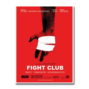 Fight Club Hot Movie 12 Silk Plakat Seina Kleebis Teenetemärgi Kingitus