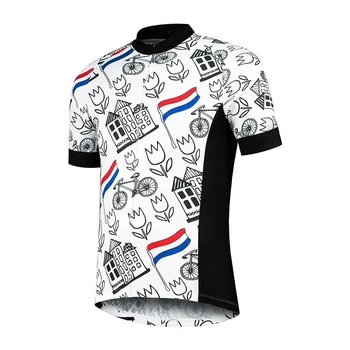 Holland Meeste Jalgrattasõidu Jersey Tops Suvel MTB Ratas Jersey Pro Jalgratta-Särk, Hingav Jalgrattasõit Riided Lühikesed Varrukad Tsükli Kanda