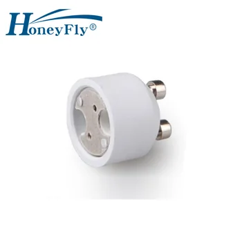 HoneyFly 10tk GU10, et MR16 Pesa Baas g5.3/gu5.3 LED Pirn Halogeenlamp Keraamiline Omanik Baasi Juhtmeline Pistik Max.100W
