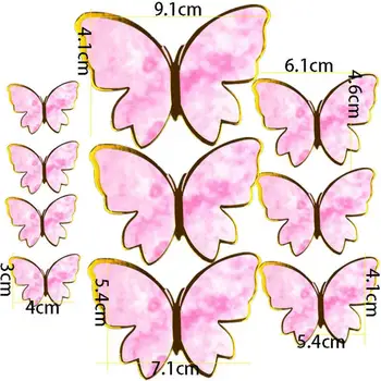 Iron Butterfly Fashion Sobib Iga Kord Pruunistavate Mitmeotstarbeline Lihtne Kasutada Dekoratiivsed Küpsetamine Tarvikud Kook Dekoratsioonid