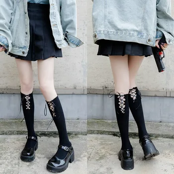 Jaapani JK Ühtne säärised korea Lolita Armas Tüdrukute Ins Pikad Sokid Tüdrukud Villa Palli Silmkoeline Karusriie Sokid Suu Soojenemise Daam