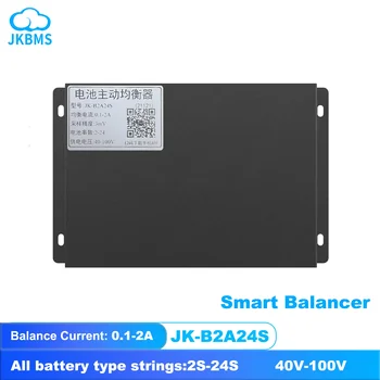 JKBMS Aktiivne Smart Tasakaalustaja RS485 CANBUS 4S 8S 14S 16S 24S 2A Paralleelne Smart Aktiivne Tasakaalustaja Bluetooth APP Li-ion Lifepo4 LTO