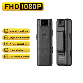 K70 Mini Kaamera 1080P HD Pen Videokaamera Öise Nägemise Magnet Tagasi Clip-on Veebikaamera DV Video Audio Recorder Micro Keha Cam Camara Spia