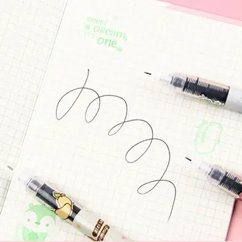 Kirjaliku Pakkumise Must 0,5 mm kontoritarbed Avokaado Roller Ball Pen Õpilane Neutraalne Pen korea Stiilis Geel Tindiga Gel Pen Set