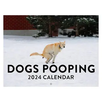 Koer Kalender Seina Igakuine Armas Pooping Kutsikad Kunst Kalender Naljakas Rippuvad Koera Kalender Kodu-Kooli 12 Kuu Kalender
