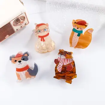 Kutsikas Loomade Koer Juuste Küünis Loominguline Jõulud Müts Juuksed Clip Karu Jõulud Hai Clip Cartoon Haara Clip Kass Juuksed Clip Tüdruk