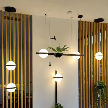LED dekoratiivne taim lühter loominguline maamees pottidesse lühter elutuba söögituba kohvik baar, köök art stiilis lambid