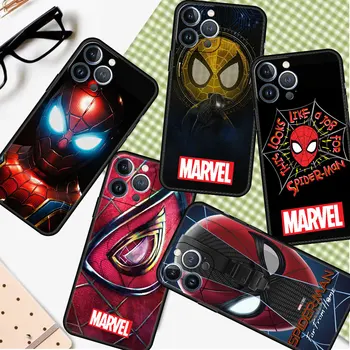 Marvel SpiderMan Kangelane Funda Apple iPhone 11 13 Pro 12 Xs Max Pehme Telefoni Juhul X-XR SE 2020 7 8 Pluss 6 6S 5 5S Silikoonist Kate