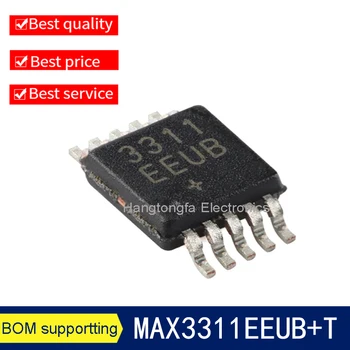 MAX3311 MAX3311EEUB+T UMAX-10 UMAX10 460kbps 1µA RS-232 Ühilduv Transiiver IC Chip