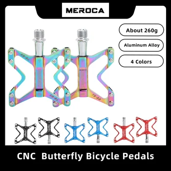 MEROCA MTB Mägi BMX Folding Bike Ultralight Jalgratta Pedaalid Suletud DU Laagri Non-Slip Liblikas AL Sulamist Ratsutamine Osad