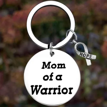Metallist Ema Warrior Võtmehoidja Inspireeriv Vähk Teadlikkust Motivatsiooni Kingitused Key Keti Ripats Ehted Pere Kingitused