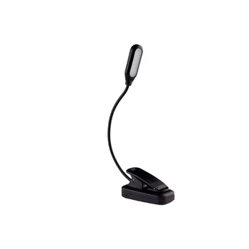 Mini LED-Raamat Öö Valguses Tabel Lamp Silma Kaitse, Reguleeritav Clip-laualamp Akutoitega Paindlikud Uuring Magamistuba Lugemine