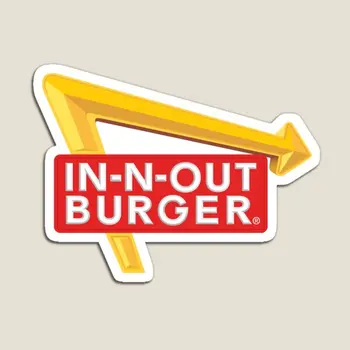 N-Out Burger Magnet Laste Magnet Kleebised Värvikas Kodu Naljakas Külmik Omanik Beebi Külmkapp Korraldaja Mänguasi Decor