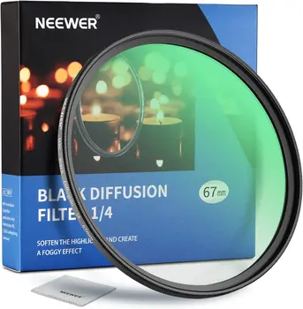 NEEWER Must Difusiooni 1/4 Filter Ultra Slim Udu Unistav Filmikunsti Mõju Filter HD Klaas Video/Vlog/Portree Fotograafia