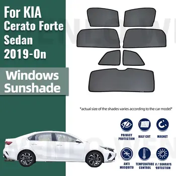Näiteks KIA Forte Sedaan Cerato 3 Pr 2019-2024 Auto Päikesevarju Magnet-Esi-Taga Esiklaas Kardin Akna Päikese Vari Visiir Rulood