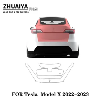 Näiteks Tesla Model X Tagumine Luuk PPF Värvi Kaitse Kile 8mil 2022 2023 2024 autode kere film