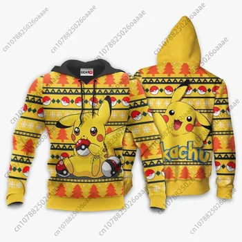Pokemon Pikachu Squirtle 3d Print Topp Meeste ja Naiste Vabaaja Dressipluus SKM Lukuga Topp Fashion Streetwear Topp Pullover