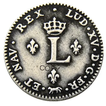 Prantsusmaa 1739 Hõbetatud Koopia Mündid