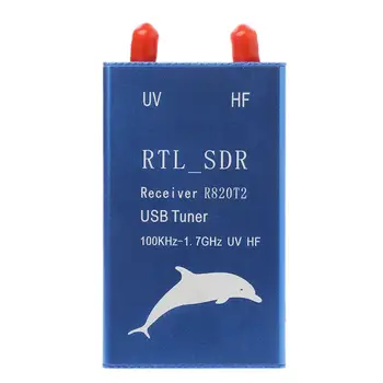 RTL2832U+R820T2 100KHz-1.7 GHz UHF-VHF HF RTL USB-Tuuner Vastuvõtja AM FM-Raadio