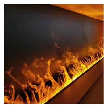 Siseruumides Põletamine Dekoratiivsed Paigaldage Elektrilised Veeauru Kaminad Värvi Muuta Led-Tuld Siseruumides Põletamine 3d Veeauru Kaminad