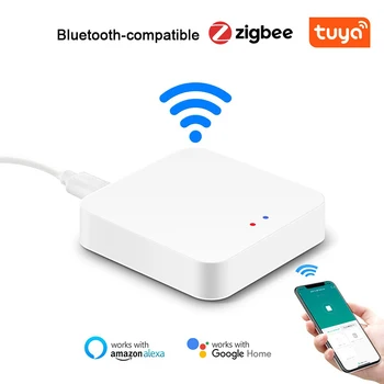 Smart Multi-mode Gateway ZigBee Bluetooth 3.0 Hub Smart Home Silla Tuya Smart App hääljuhtimine Tööd Alexa Google Kodu