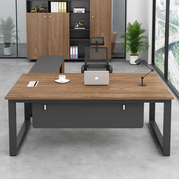 Stuudio Executive Office Desk Luksus Mood Ladustamise Professionaalne Arvuti Puidust Laud Tabelid Set Scrivania Tavolo Ruumi Mööbel