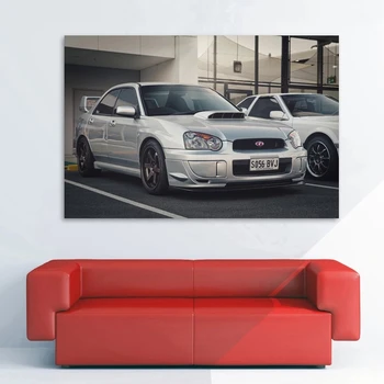 Subaru Impreza WRX Klassikaline sportauto JDM Sõiduki Plakatid Lõuend Print Maalid Seina Decor Kunsti Tuba Teenetemärgid
