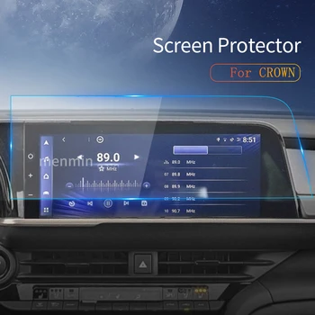 TOYOTA Crown 2023 Auto Kleebis Carplay Screen Protector Ekraan Karastatud Klaasist kaitsekile Navigatsiooni Sõiduki Accrssories
