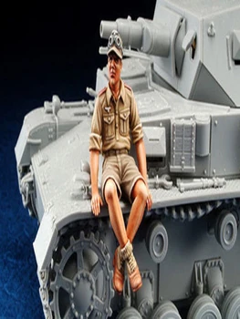 Unassambled 1/35 Euroopa Dak Panzer Reisijate ILMA TANK Ajalooline Vaik kit miniatuurne mudel Värvimata
