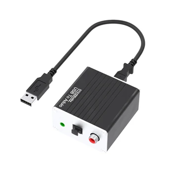 USB Audio Converter PC helikaardi jaoks PS5 3,5 mm Kõlar AUX-Fiber Converter Koaksiaal DTS Dolby 5.1 Lähtekoodi