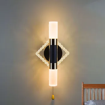 Uus Postitus-Kaasaegne Crystal Wall Lamp Elutuba Art Veidi Luksust Teenetemärgi Taust Seina Magamistuba Lambid