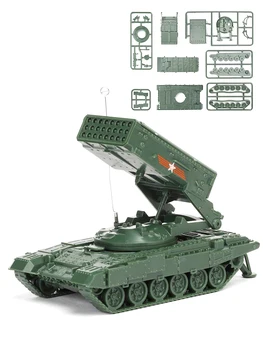 ViiKONDO Mänguasi Tank Mudel Kit 1/72Scale Venemaa TOS-1 Raske Leegiheitja Süsteemi T90 Sõjalise Sõiduki Assamblee Armee Mehed Sõjamängud Kingitus