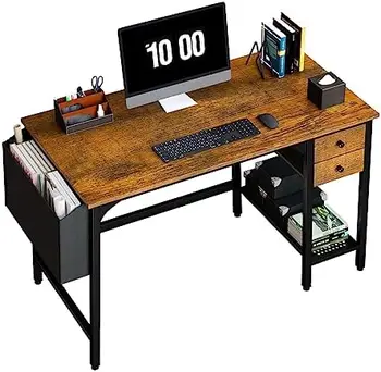 Väike Laud koos Sahtlitega - 40 Tolline Töö Arvuti töölaua taga Väike Ruumi, Kodu Asukoht, Kaasaegne Lihtne Uuring Kirjutamine Tabel PC Lauad wit