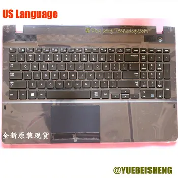 YUEBEISEHNG Uus/Org Samsung NP270E5J 270E5G 270E5U 270E5R 270E5K palmrest USA klaviatuuri ülemine kate Touchpad,tumesinine