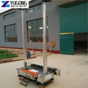 Yugong Electric Indoor Betoonseina Plasterer Automaatne Seina Ehitus Krohvimine Masin Pihustamine Mördi Krohvimine Masinaga